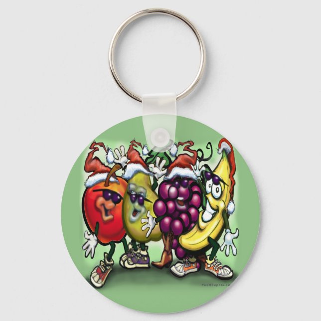 Porte-clés Fruits de Noël (Recto)