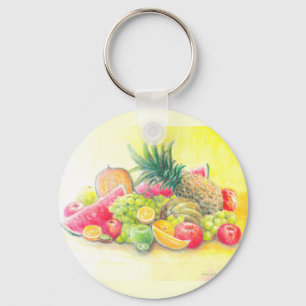 Porte-clés Fruits heureux