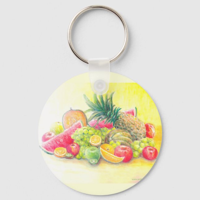 Porte-clés Fruits heureux (Recto)