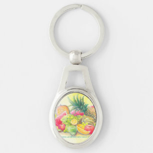 Porte-clés Fruits heureux