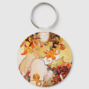 Porte-clés Fruits, Mucha