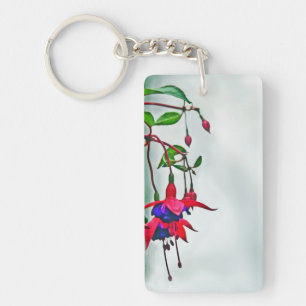 Porte-clés Fuchsia suspendu