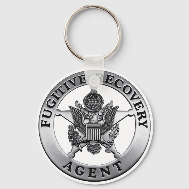 PORTE-CLÉS FUGITIVE RECOVERY AGENT KEYCHAIN (Recto)