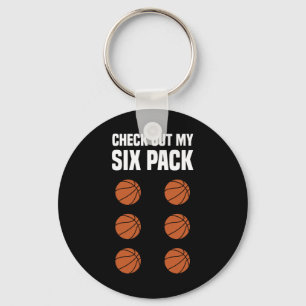 Porte-clés Fun Basketball Six Pack Joueur De Basketball