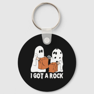 Porte-clés Fun Boo Ghost Effrayant J'Ai Une Halloween Rock