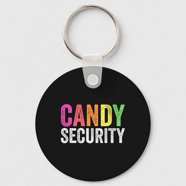 Porte-clés Fun Candy Sécurité Costume d'Halloween (Recto)