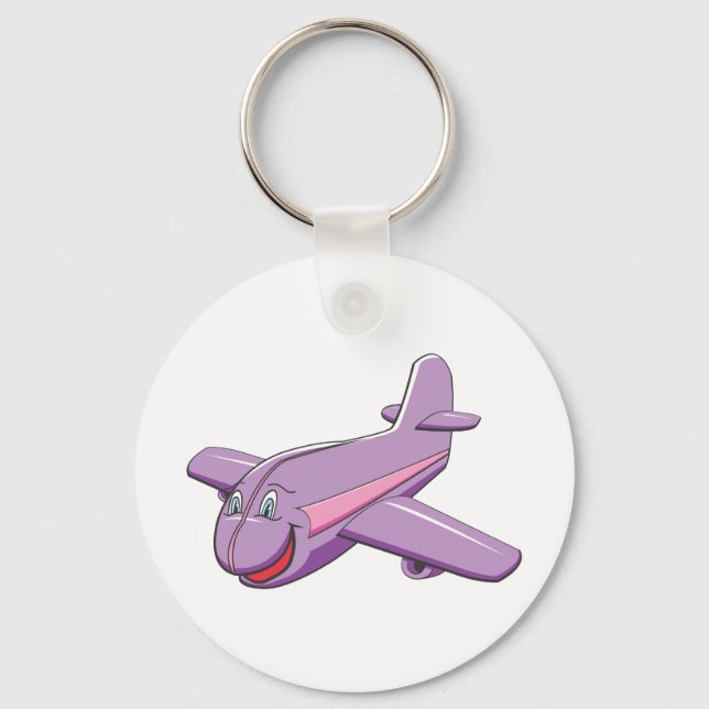 Porte-clés Fun Cartoon airplane (Recto)