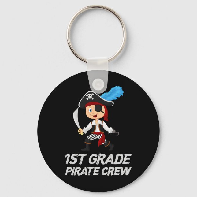 Porte-clés Fun Cute 1ère année Pirate Halloween (Recto)