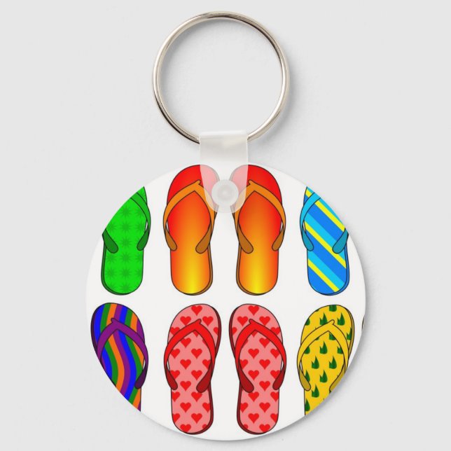 Porte-clés Fun Flip-Flop (Recto)