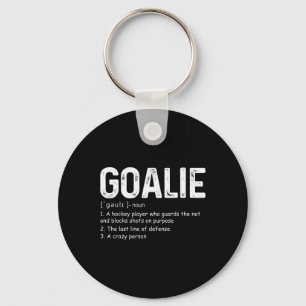 Porte-clés Fun Goalie Définition Football Hockey Gear Goalkee