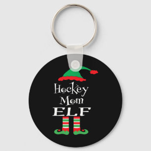 Porte-clés Fun Hockey Maman Elf Xmas Famille Match Femmes Hom