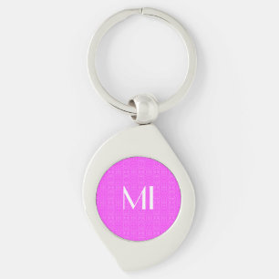 Porte-clés Fun personnalisé Élégant Motif rose Abstrait