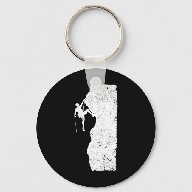 Porte-clés Fun Rock Escalade Mountain Climber Bouldering Moun (Recto)
