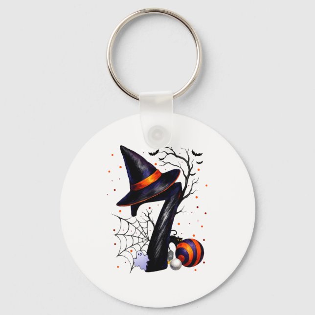 Porte-clés Fun Six Seven 6 7 Meme Design Couples Halloween  (Recto)