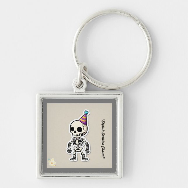 Porte-clés "Fun Skeleton Graphic" (Devant)