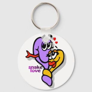 Porte-clés fun snake-love keychain