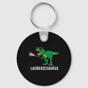Porte-clés Fun T Rex Lacrosse Dinosaure Lax Garçons Équipe de