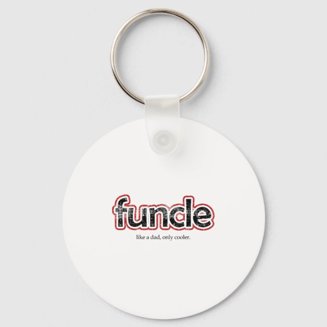 Porte-clés Funcle Définition Drôle Joke Don Pour Oncle (Recto)