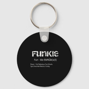 Porte-clés Funkle Définition Funny Favori Funky Uncle Cadeaux