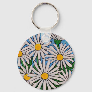Porte-clés Funky Floral Daisy Porte - clé