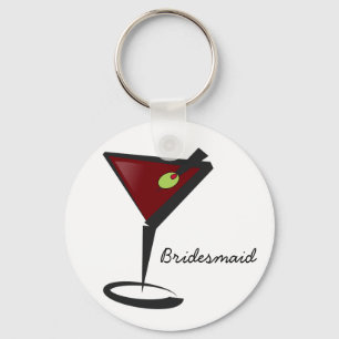 Porte-clés Funky martini Fun Bridesmaid Faveurs