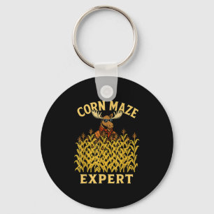 Porte-clés Funky Moose Corn Maze Expert Fall Kids Halloween R