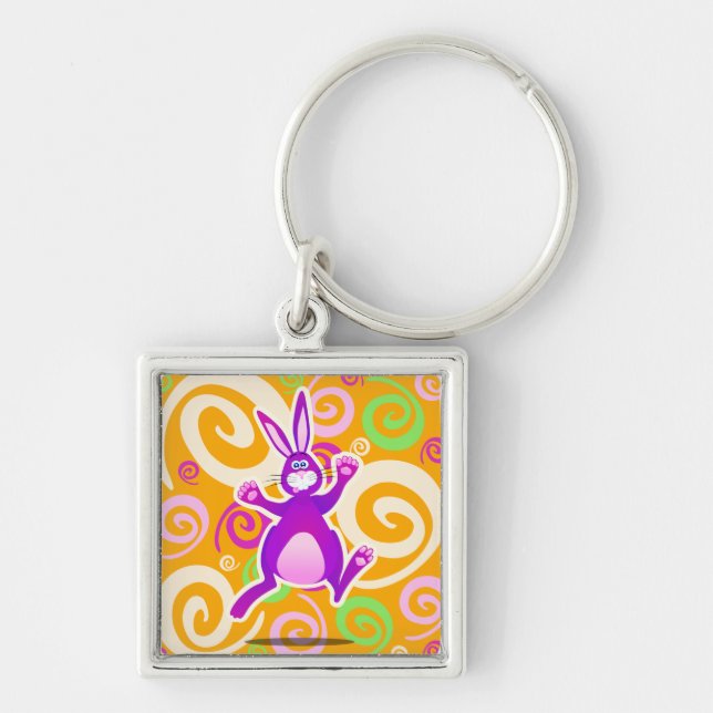 Porte-clés Funky rabbit, keychain (Devant)