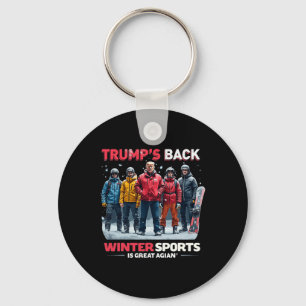 Porte-clés Funky Trump Winter Sports Snowboard Team Vintag