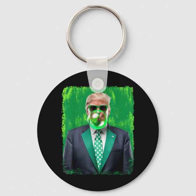 Porte-clés Funny 47ème Président Jour de la Saint Patrick Irl (Recto)