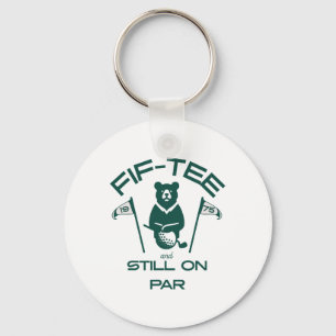 Porte-clés Funny 50e anniversaire Golfer Vintage 1975 Golf Lo
