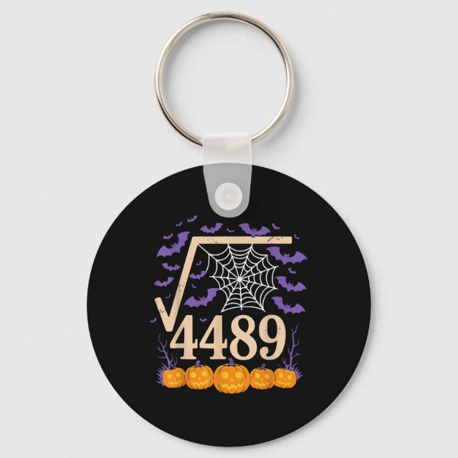 Porte-clés Funny 67 Meme Math Teacher 6 7 Square Root 4489  (Recto)