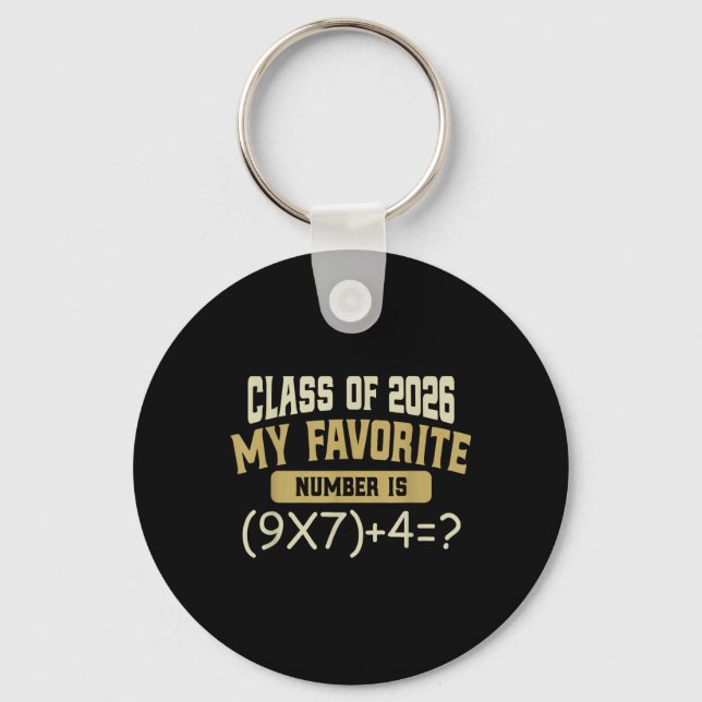 Porte-clés Funny 67 Meme Pemdas Math Six Seven Cl Of 2026 Gra (Recto)