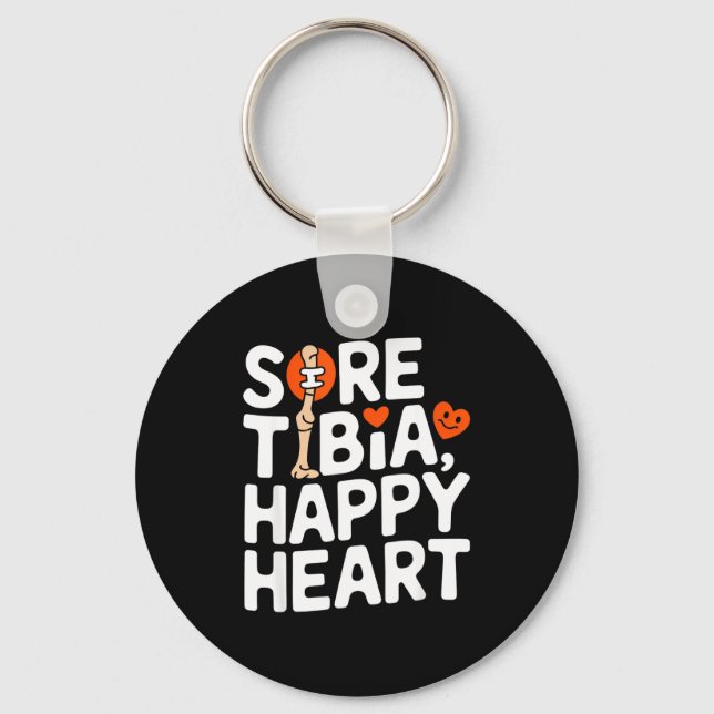 Porte-clés Funny Anatomy Going Tibia Okay Broken Leg Gift For (Recto)