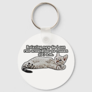 Porte-clés Funny angry cat meme for cat owners & lovers