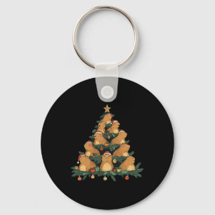 Porte-clés Funny arbre de Noël de Capybara