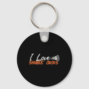 Porte-clés Funny Badminton Humour Smash Shuttle Birdie Sport