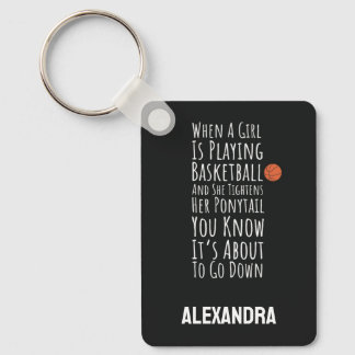 Porte-clés Funny Basketball For Her Teen Girls Women Player