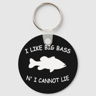 Porte-clés Funny Bass Fishing