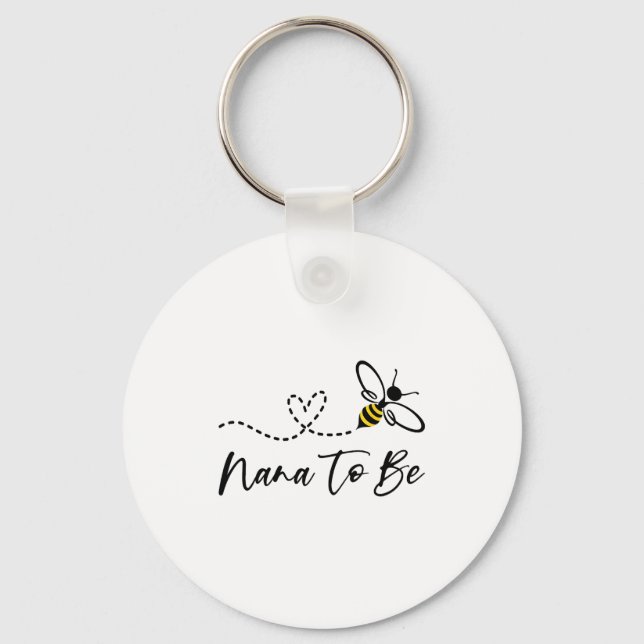 Porte-clés Funny Bee Lover Nana To Be  (Recto)