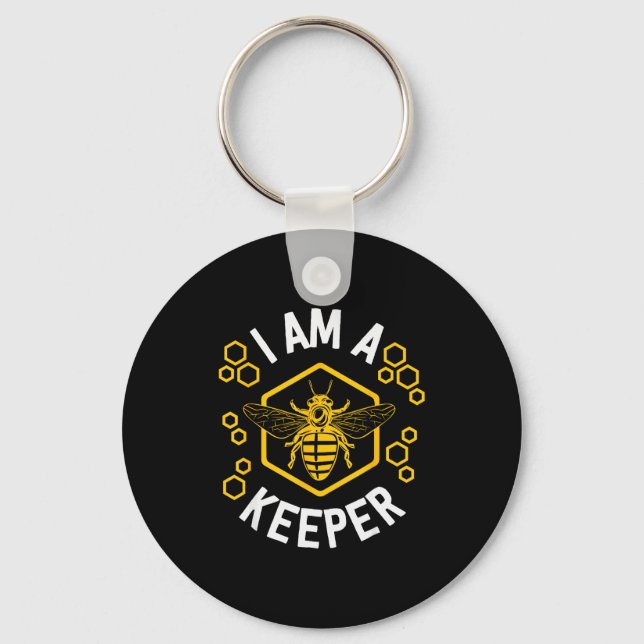 Porte-clés Funny Beekeeper Shirt Men Women I Am A Keeper Beek (Recto)