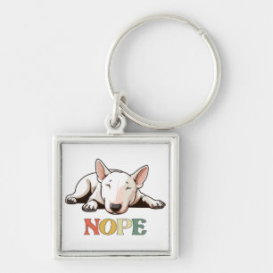 Porte-clés Funny Bull Terrier Porte - clé de chien