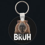 Porte-clés Funny Capybara Bruh<br><div class="desc">Funny Capybara Bruh</div>