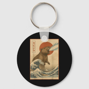Porte-clés Funny Capybara Japonaise Vague Capyzilla Garçons F