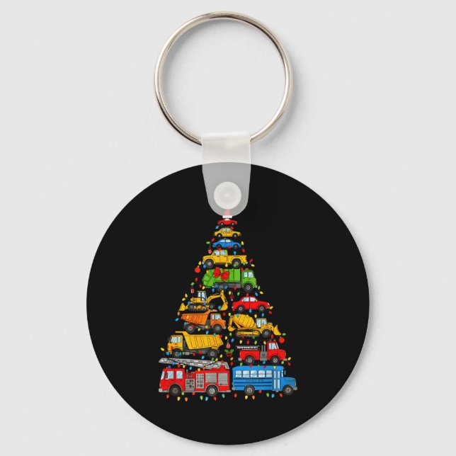 Porte-clés Funny Car Christmas Tree Xmas Light Boys Kids Todd (Recto)