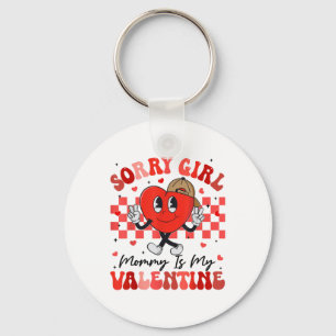 Porte-clés Funny Coeur Super Désolé Fille Maman Est Mon Valen