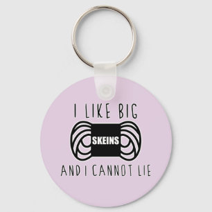 Porte-clés funny crochet knit humor knitting yarn bulky