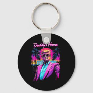 Porte-clés Funny Daddys Accueil Maison Blanche Trump Pink 202