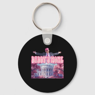 Porte-clés Funny Daddys Accueil Trump Pink 2024 Reprendre l'A