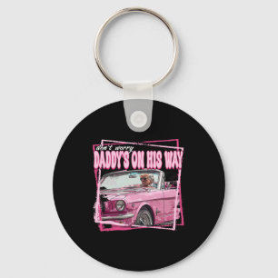 Porte-clés Funny Daddy's Home Trump Pink 2024 Take America Ck