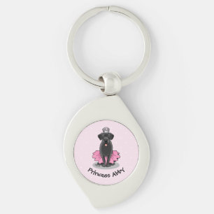 Porte-clés Funny Dog Ballet Princess Black Lab Retriever
